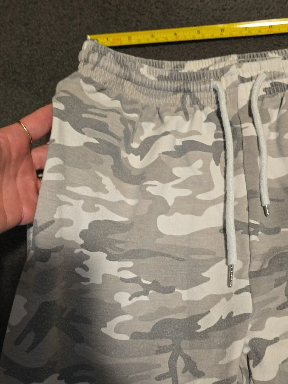 Gray Camo Jogger Sweatpants - Picture 3 of 4